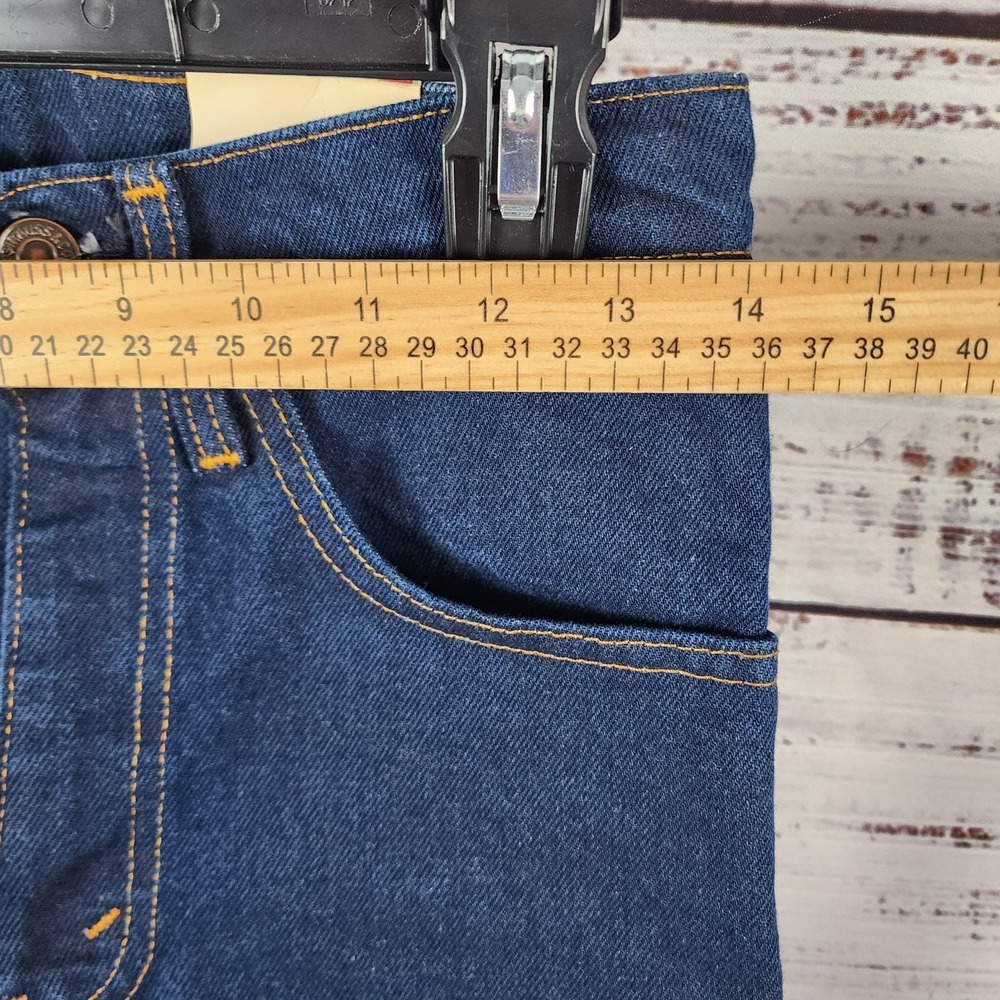 Vintage NWT 1986 Levis 505-0216 Mens 28x33 Straight Leg USA Made Dark Wash - Picture 8 of 11